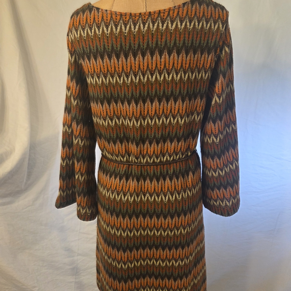 Chevron Patterned Dress